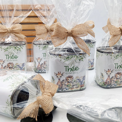 Aceite personalizado invitados fiesta infantil