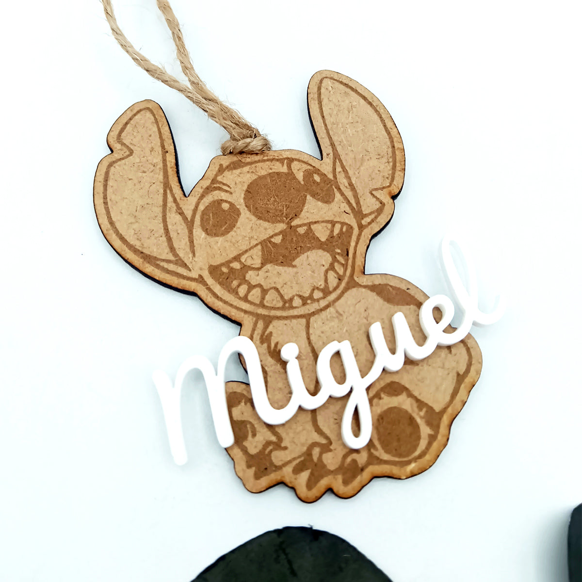 Bola de navidad infantil Stitch con nombre