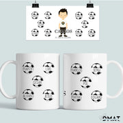 taza equipo de fútbol con nombres – regalo personalizado club 