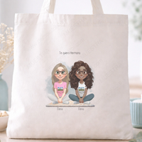 Bolsa de tela como regalo práctico y original con ilustración editable online