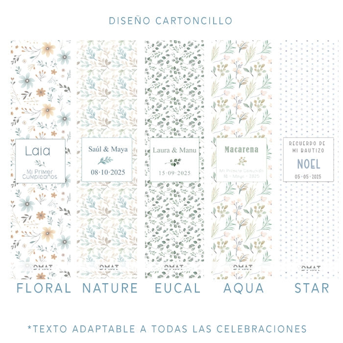 Envoltorio lápiz personalizado como detalle de invitados