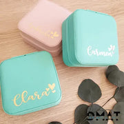 Joyero personalizado con nombre - Porta joyas portatil - De moi a toi
