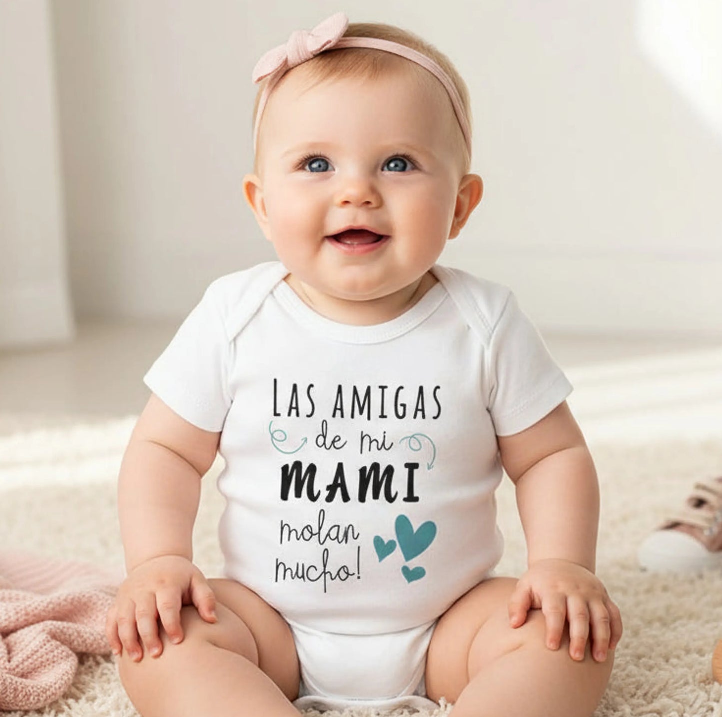 Body personalizado amigas de mami -En estuche de regalo