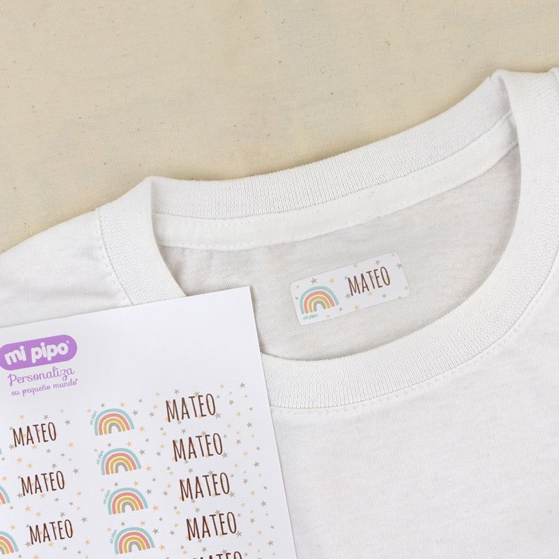 etiquetas ropa con nombre para ropa de colegio con diseños infantiles para niños 