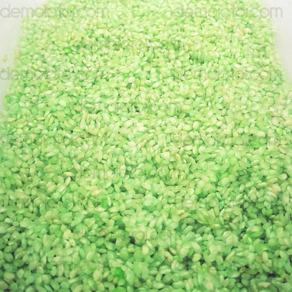 Arroz teñido para boda color verde