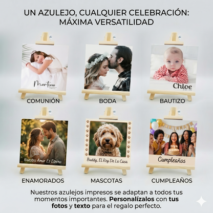 Azulejos personalizados para regalar como recuerdo en todo tipo de celebración