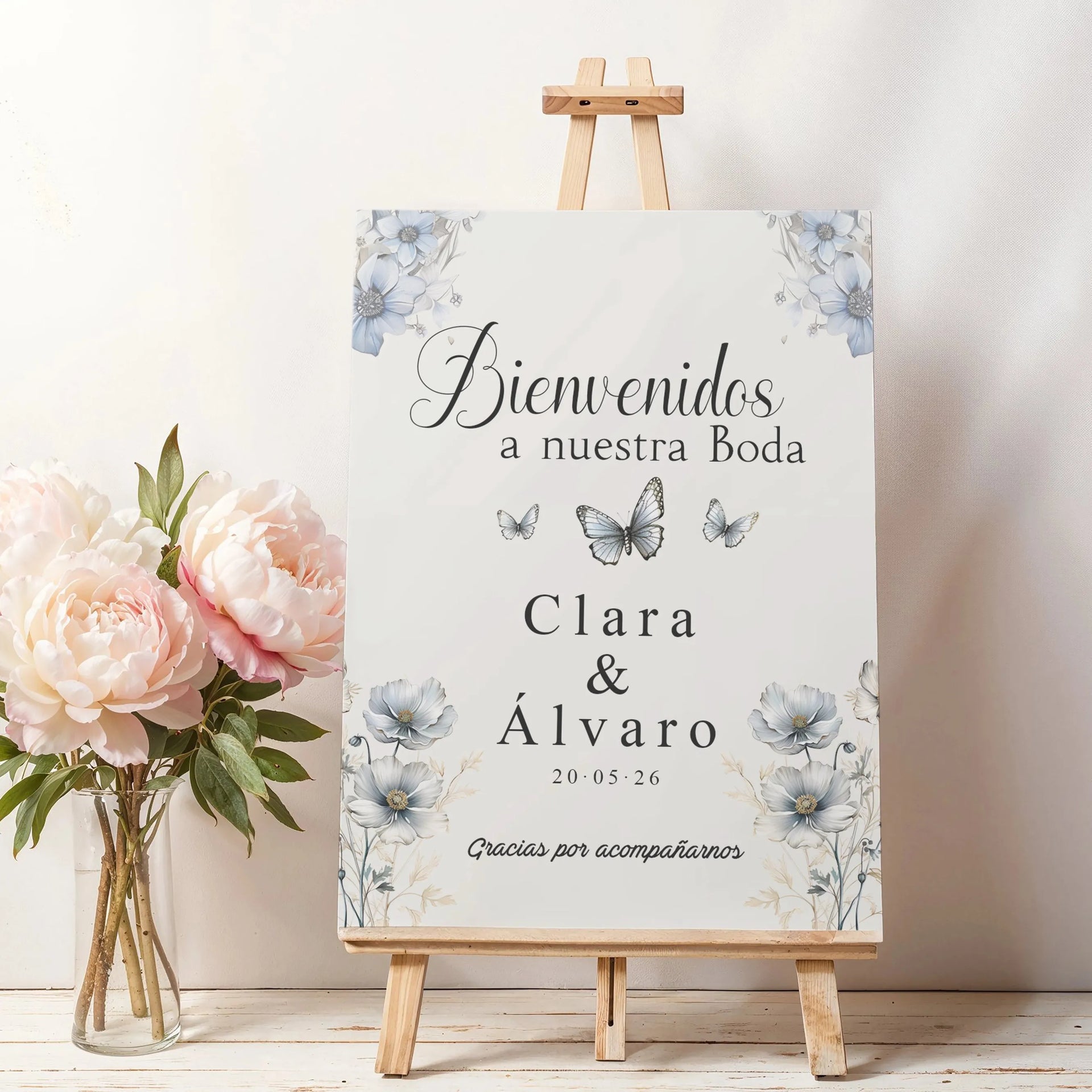 cartel de boda personalizado