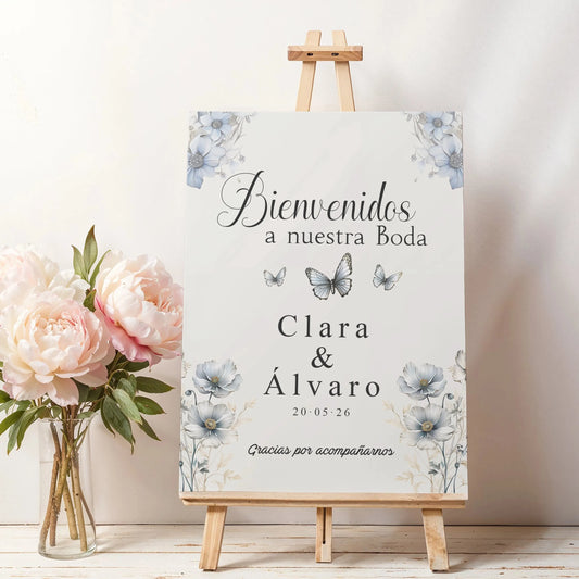cartel de boda personalizado