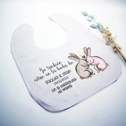 Babero Yo estuve en la boda - Animalitos (Diseños) - Regalo original personalizado - DE MOI À TOI