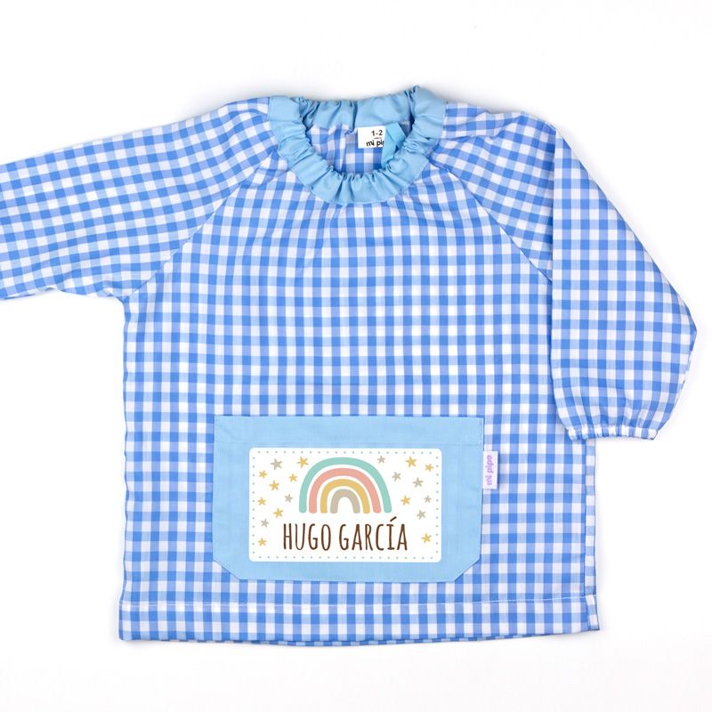 Babi Infantil Personalizado ARCOIRIS con nombre bordado (Colores)