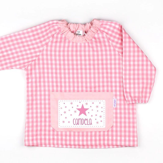 Bata escolar para preescolar con nombre personalizado y diseño único
