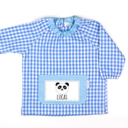 Bata escolar infantil personalizada con nombre para guardería.