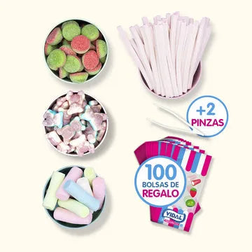 Pack chuches mesa dulce baby shower o baby reveal en tonos pastel  - de moi a toi