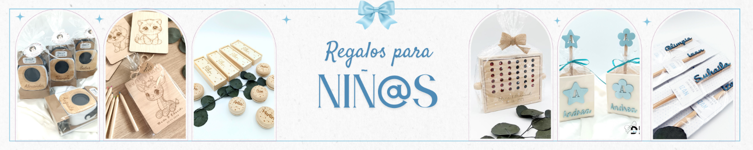 Detalles infantiles personalizados para bodas, bautizos y comuniones - de moi a toi