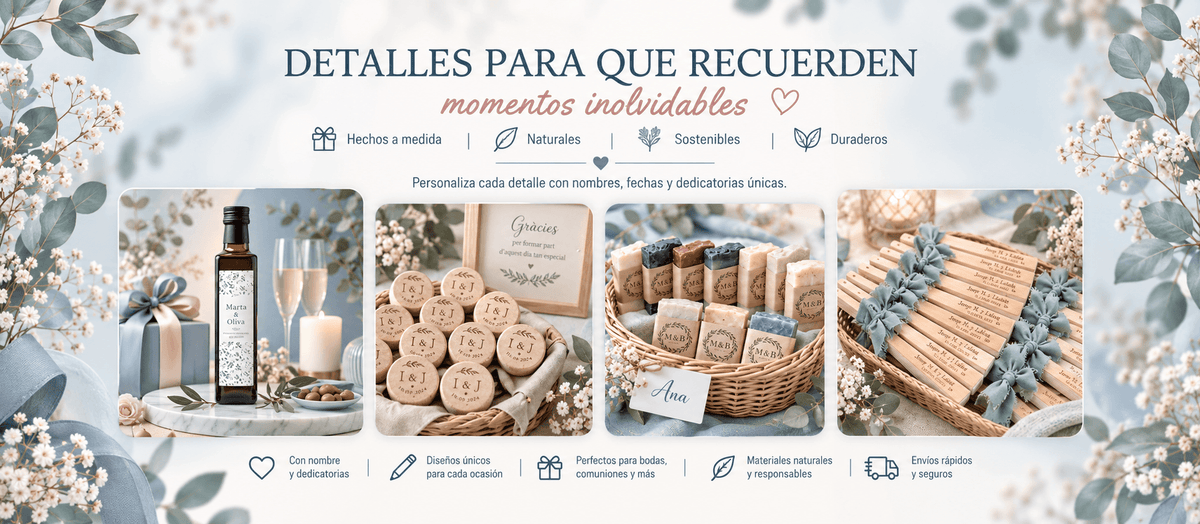 Banner detalles personalizados para celebraciones · De Moi à Toi