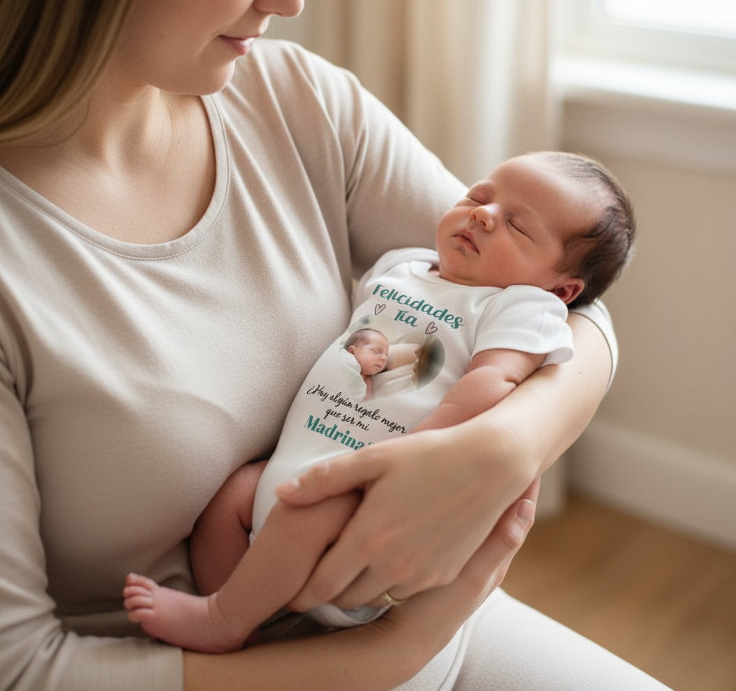 Body personalizado regalo para madrina o tía