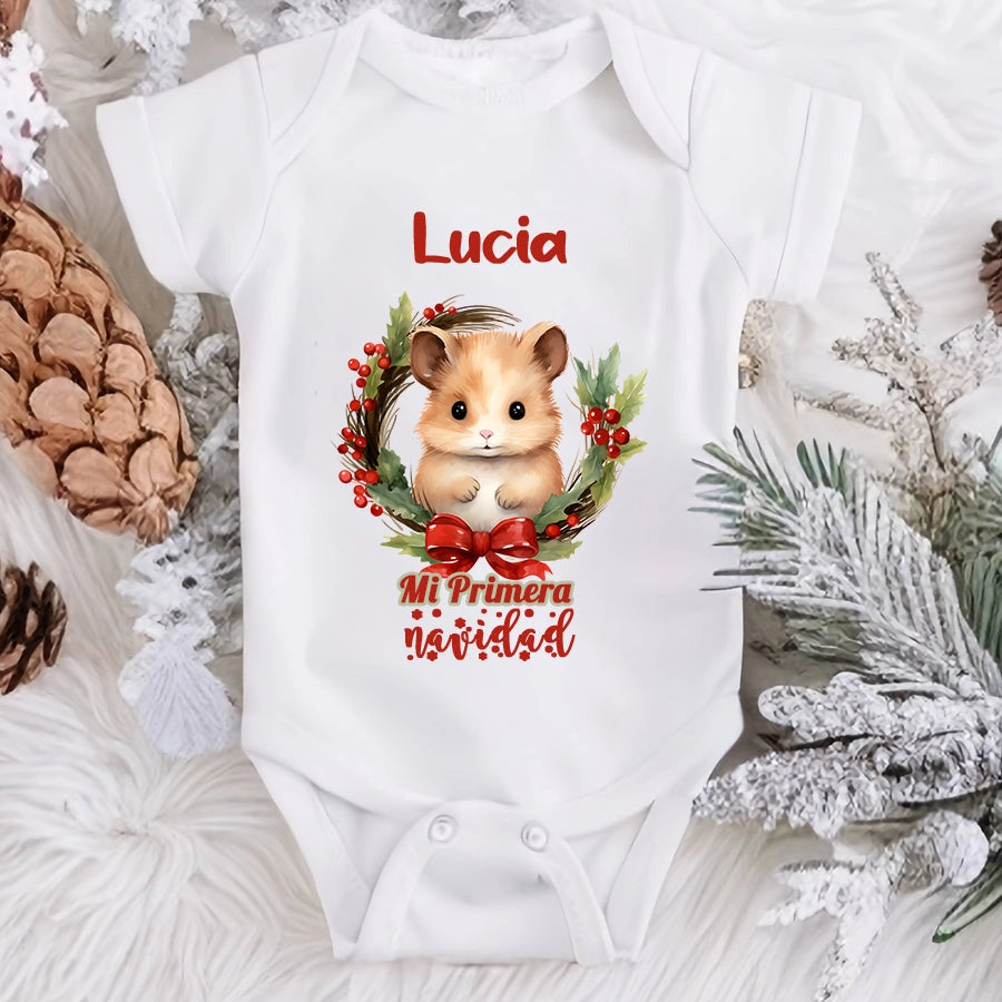Body personalizado ratoncito mi primera navidad - de moi a toi