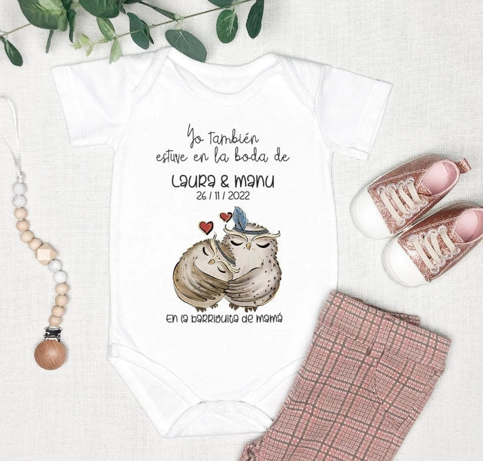 Body Yo estuve en la boda - Animalitos (Diseños) - Regalo original personalizado - DE MOI À TOI