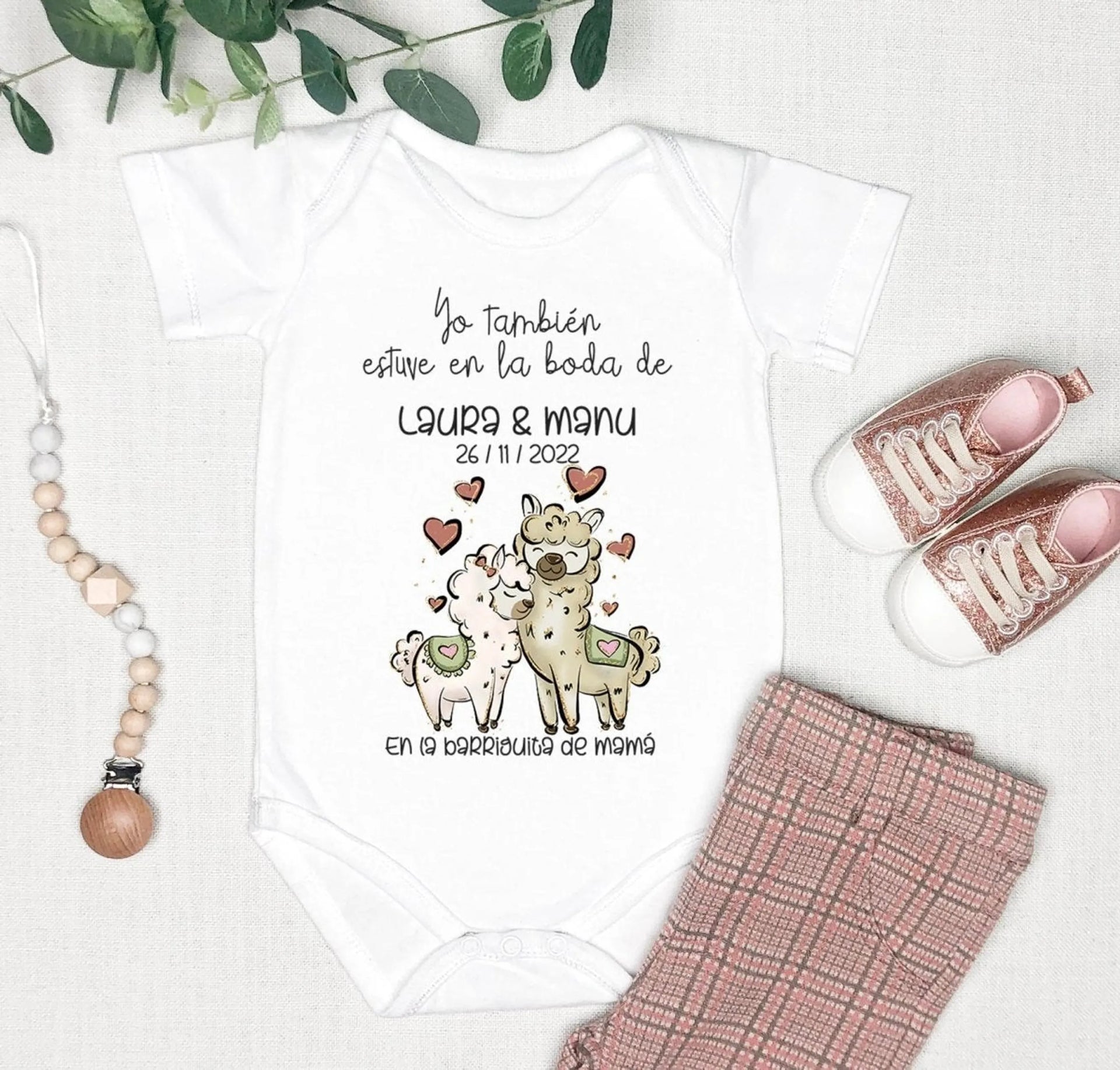 Body Yo estuve en la boda - Animalitos (Diseños) - Regalo original personalizado - DE MOI À TOI