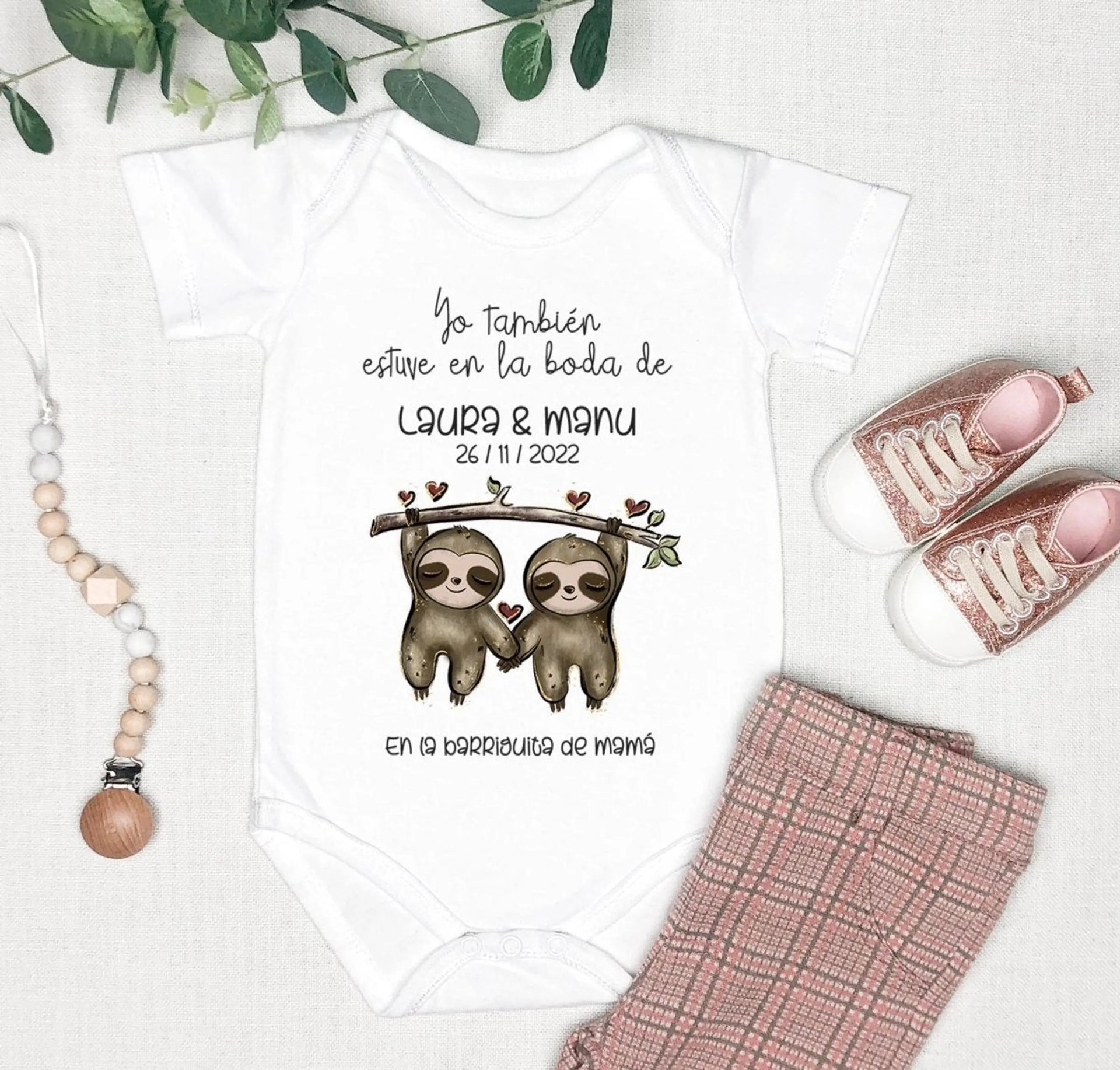 Body Yo estuve en la boda - Animalitos (Diseños) - Regalo original personalizado - DE MOI À TOI