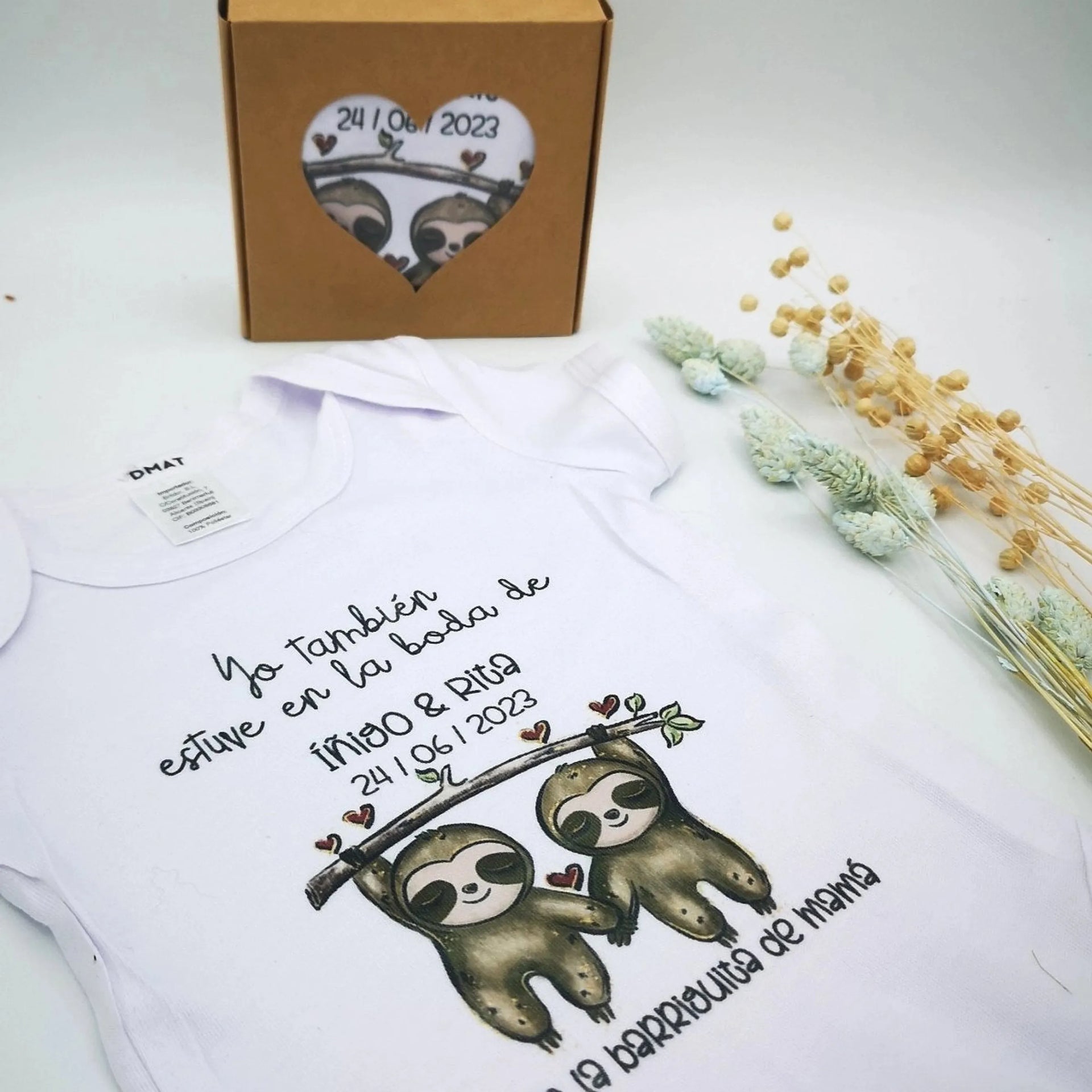 Body Yo estuve en la boda - Animalitos (Diseños) - Regalo original personalizado - DE MOI À TOI