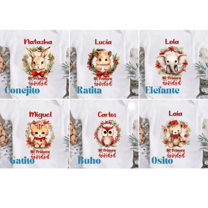 Body personalizado navidad para embarazadas y bebé - de moi a toi