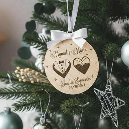 Bola de navidad parejas sois los siguientes - de moi a toi