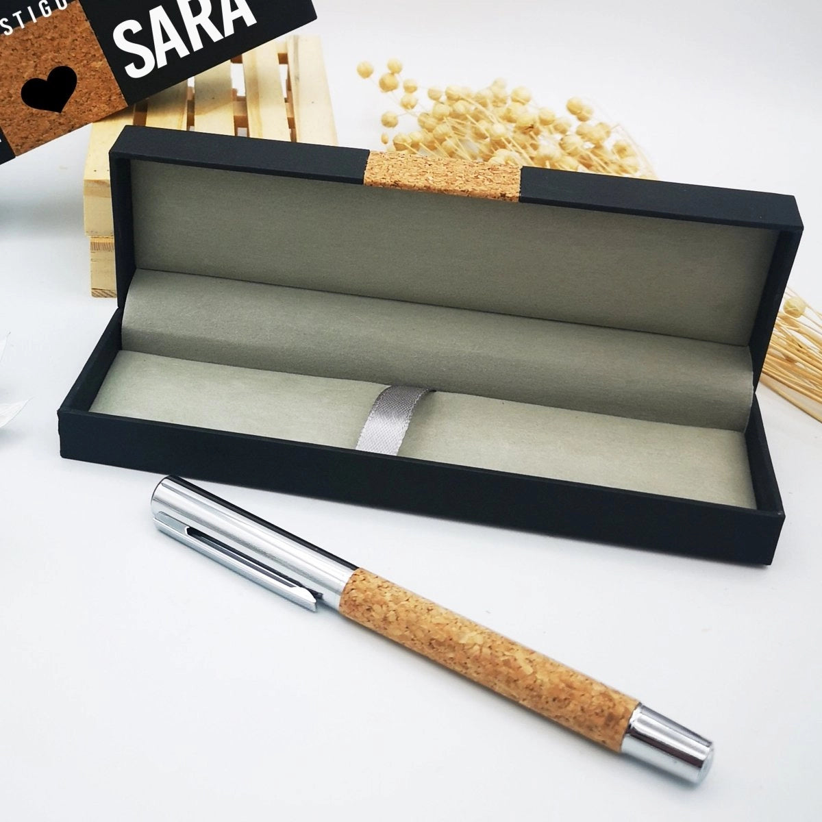 Bolígrafo Regalo Original Testigo en estuche - Regalo original personalizado - DE MOI À TOI