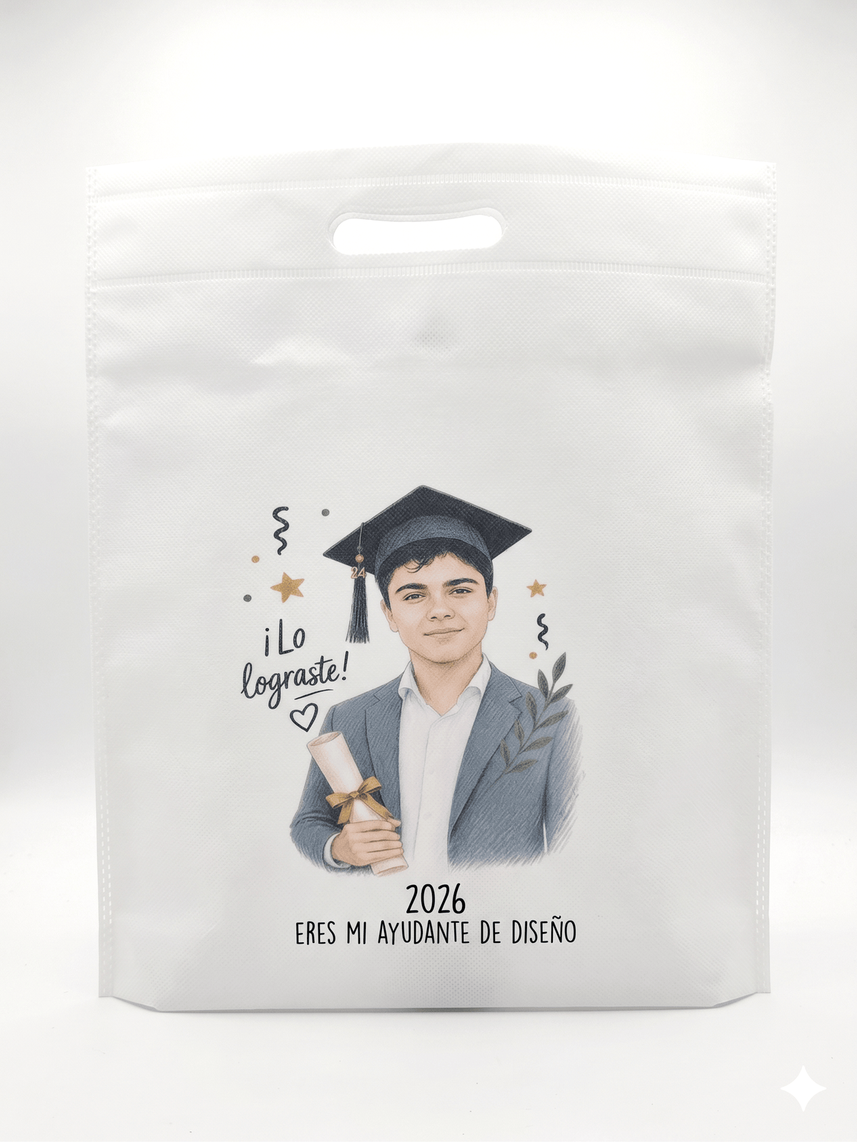 Bolsa Non-Woven Personalizada con retrato a juego