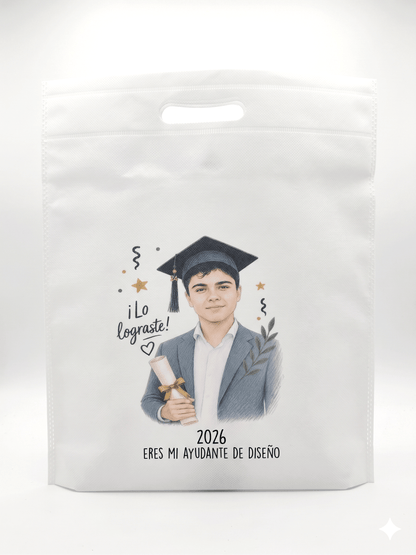 Bolsa Non-Woven Personalizada con retrato a juego