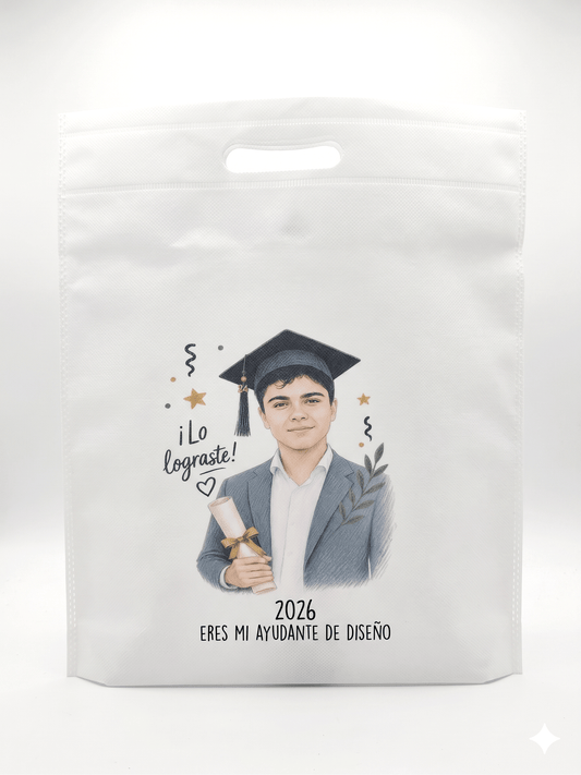 Bolsa Non-Woven Personalizada con retrato a juego