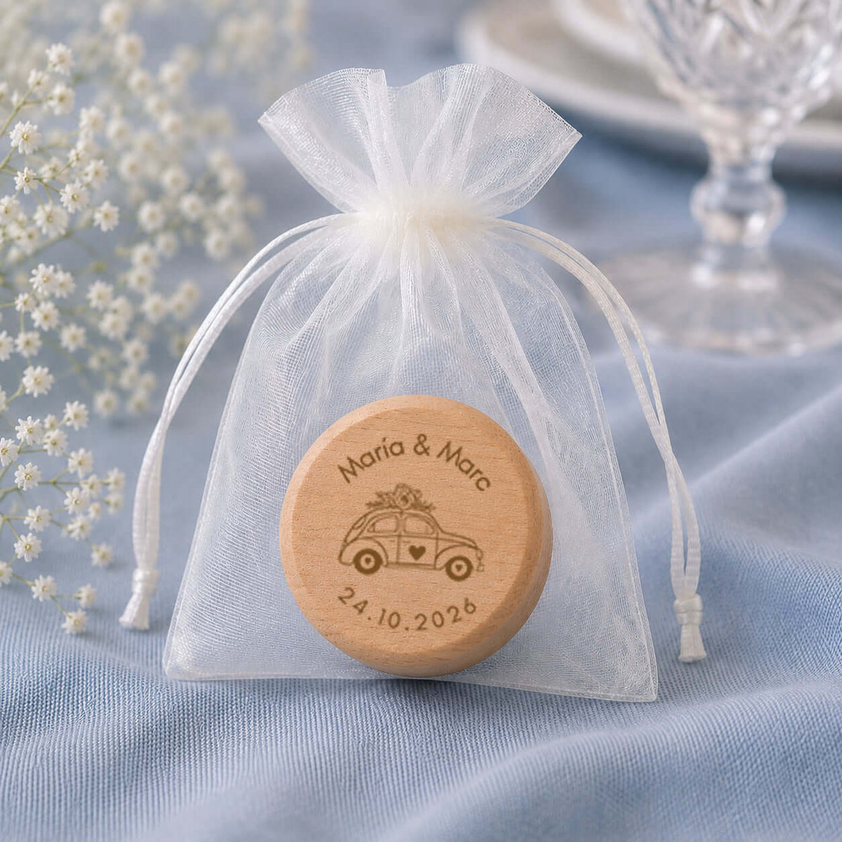 Bolsa de organza