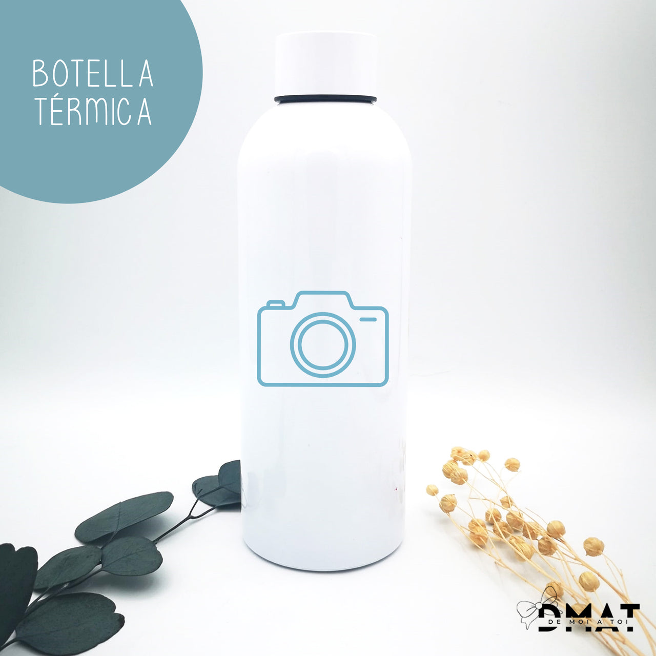 Botella térmica personalizada con foto o diseño – De moi à toi