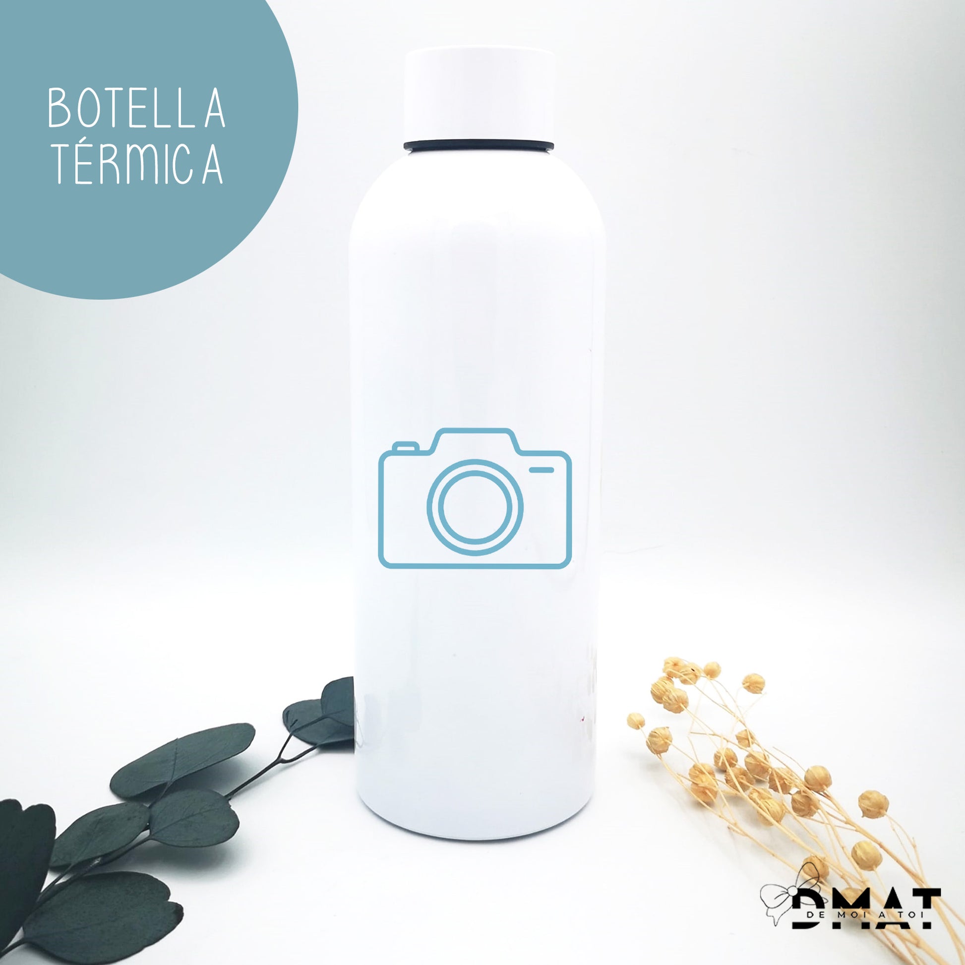 Botella térmica personalizada con foto o diseño – De moi à toi