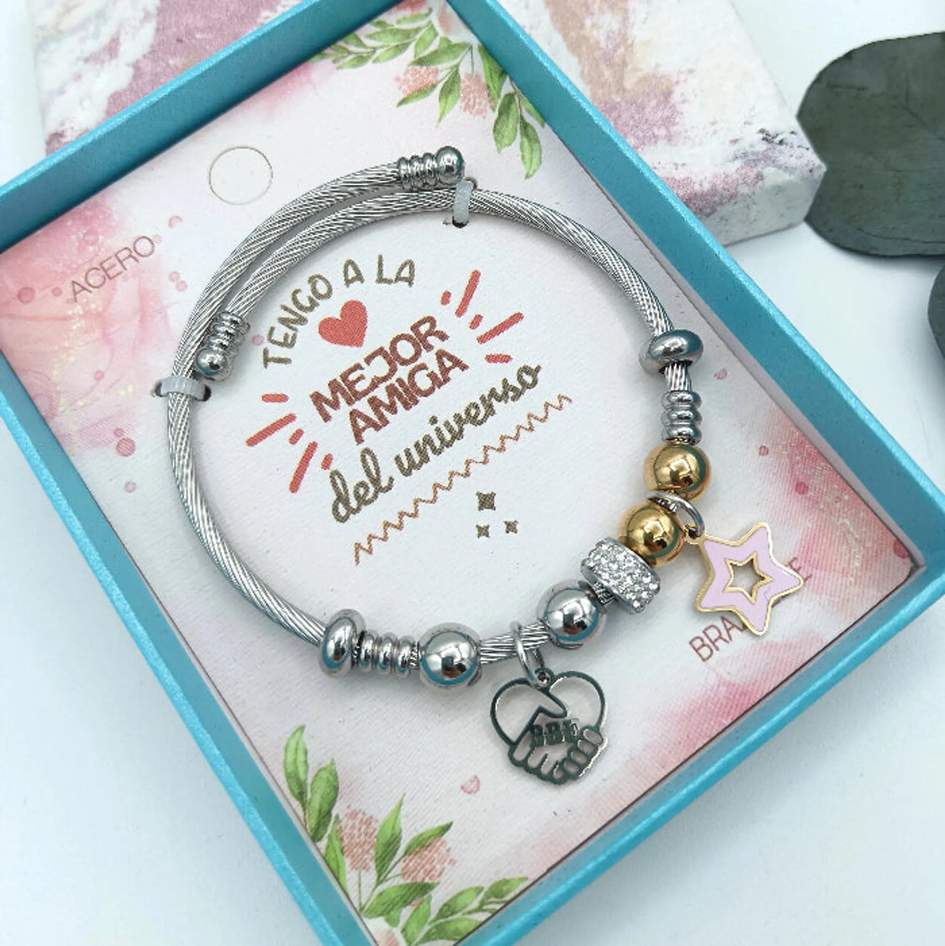 Pulsera brazalete regalo mejor amiga