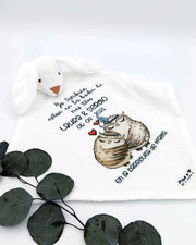 Dou dou personalizado para regalar a bebés y embarazadas de celebración