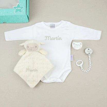 Caja de regalo para bebé, nacimientos y embarazadas personalizado con nombre