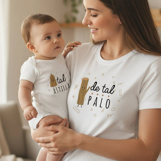 Regalo original para mamá o papá y bebé con refrán y frase divertida