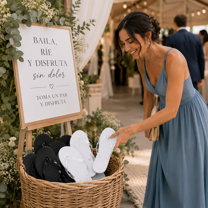 Chanclas para Invitados | Pack Liquidación 15 Pares