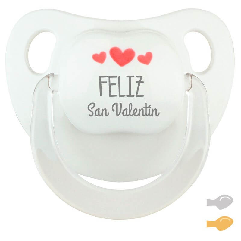 chupete personalizado como regalo bebé san valentín