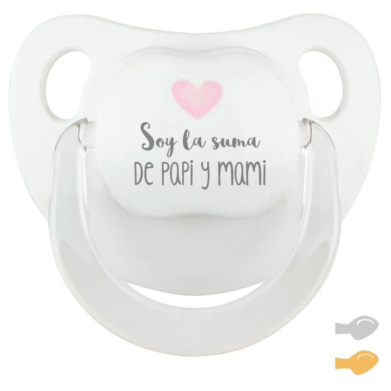 chupete personalizado como regalo bebé san valentín