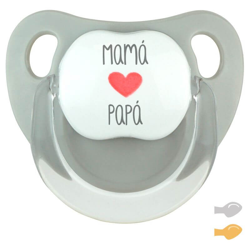 chupete personalizado como regalo bebé san valentín