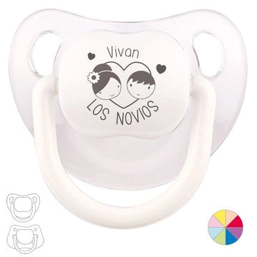 Chupete divertido vivan los novios! - Regalo original personalizado - DE MOI À TOI