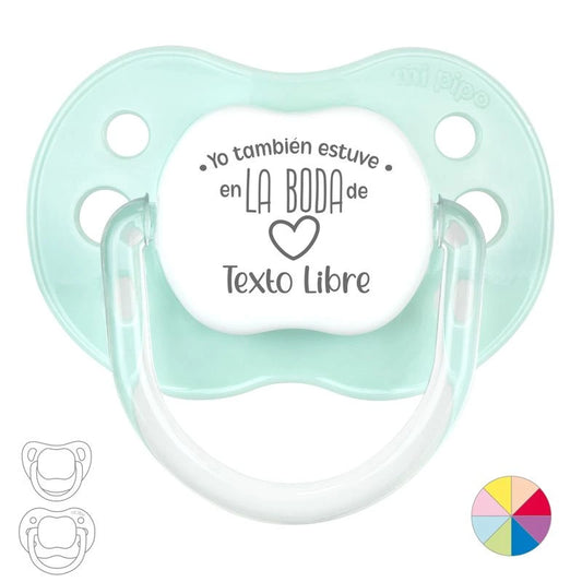 Chupete personalizado yo también estuve en la boda de