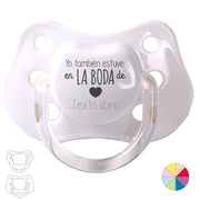 Chupete personalizado yo también estuve en la boda de - Regalo original personalizado - DE MOI À TOI