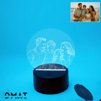 Regalo original con fotografía - Lámpara led
