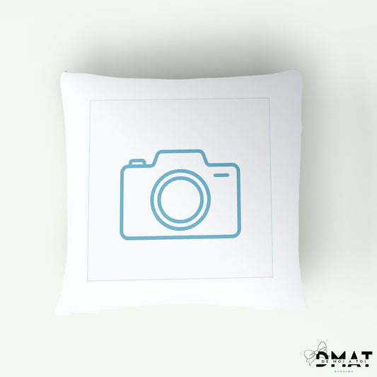 Cojín personalizado con foto centrada 40×40 cm – De moi à toi