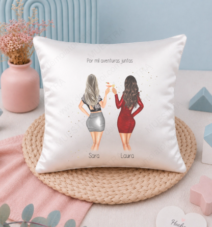 Cojín personalizado regalo ilustración