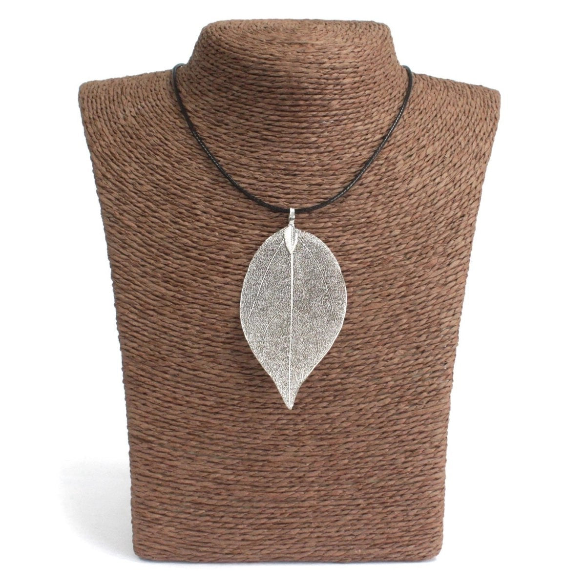 Colgante Hojas naturales - Plata - Regalo original personalizado - DE MOI À TOI