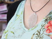 Colgante Hojas naturales - Plata - Regalo original personalizado - DE MOI À TOI